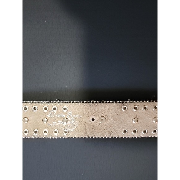 Blazin Roxx Leather Belt Western Cowgirl Zebra Rhinestones Ranch Rodeo M - Picture 6 of 7